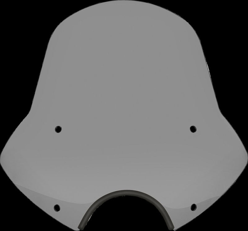 Memphis Shades 18" Black Smoke Speed Demon Windshield with 7 in. Headlight Cutout