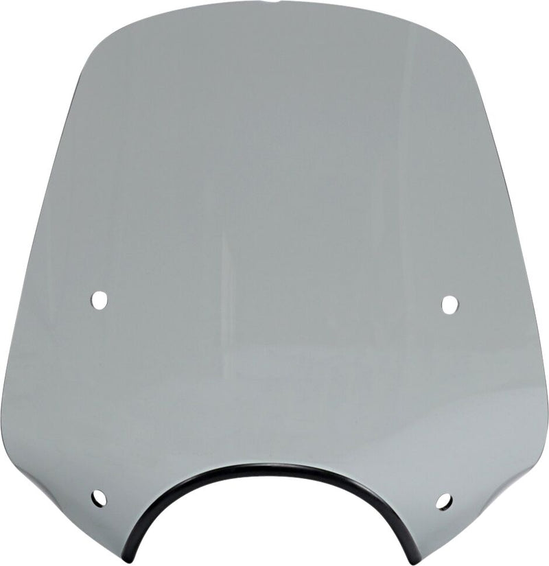 Memphis Shades Pop Top 16" Black Smoke Windshield w/9 in. Cutout