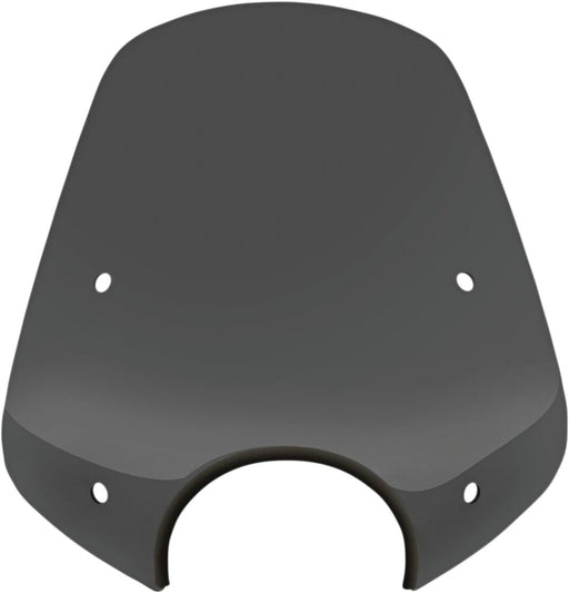 Memphis Shades Pop Top 16" Dark Black Smoke Windshield w/7 in. Cutout