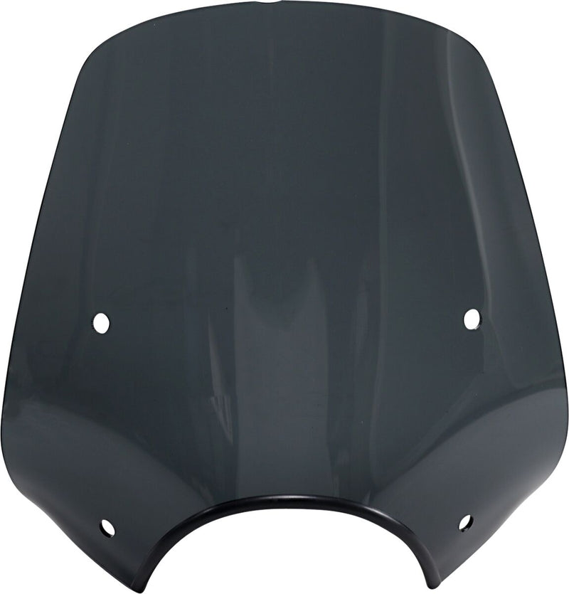 Memphis Shades Pop Top 16" Dark Black Smoke Windshield w/9 in. Cutout