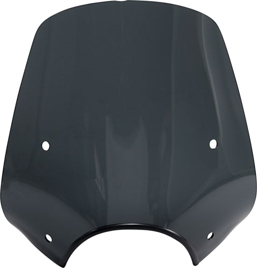 Memphis Shades Pop Top 16" Dark Black Smoke Windshield w/9 in. Cutout