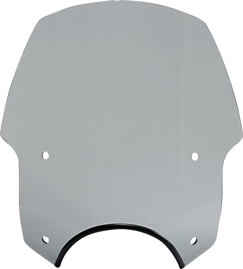 Memphis Shades Alley Cat Black Smoke Windshield w/9 in. Cutout