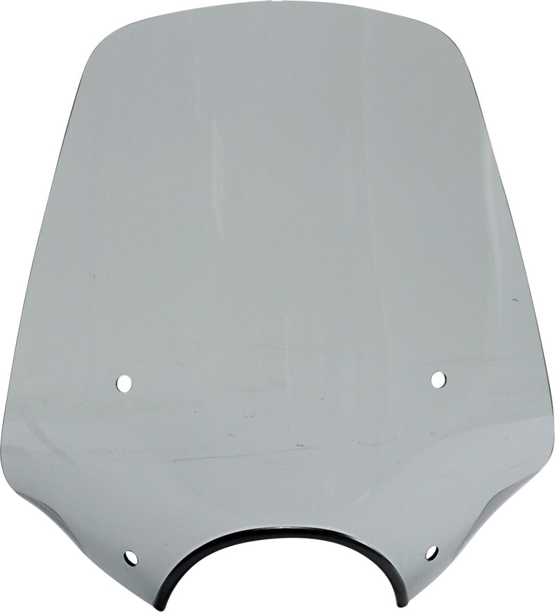 Memphis Shades Big Shot Black Smoke Windshield w/9 in. Cutout