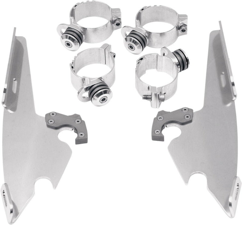 Memphis Shades Fats/Slim Windshield  Trigger-Lock Complete Mount Kit #MEM8976