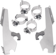 Memphis Shades Fats/Slim Windshield  Trigger-Lock Complete Mount Kit #MEM8977