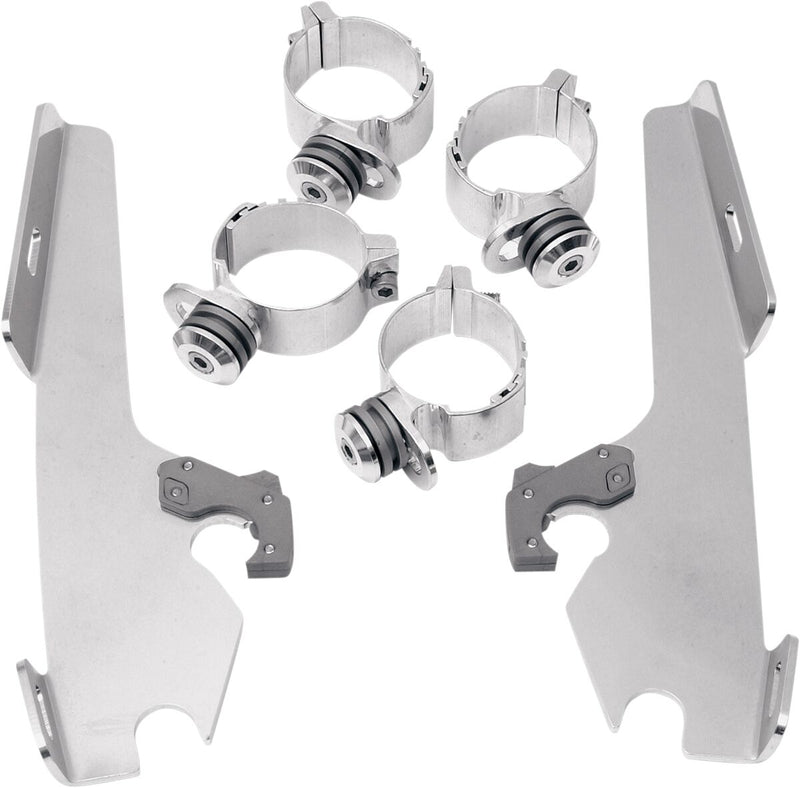 Memphis Shades Fats/Slim Windshield  Trigger-Lock Complete Mount Kit #MEM8977