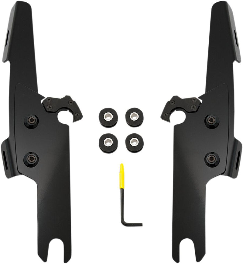 Memphis Shades Fats/Slim Windshield  Trigger-Lock Complete Mount Kit #MEB2017