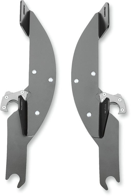 Memphis Shades Metric Windshield Trigger-Lock Complete Mount Kit for 2003-2009 HONDA VTX 1300 Trigger Lock Mounting Kit Black Aluminium