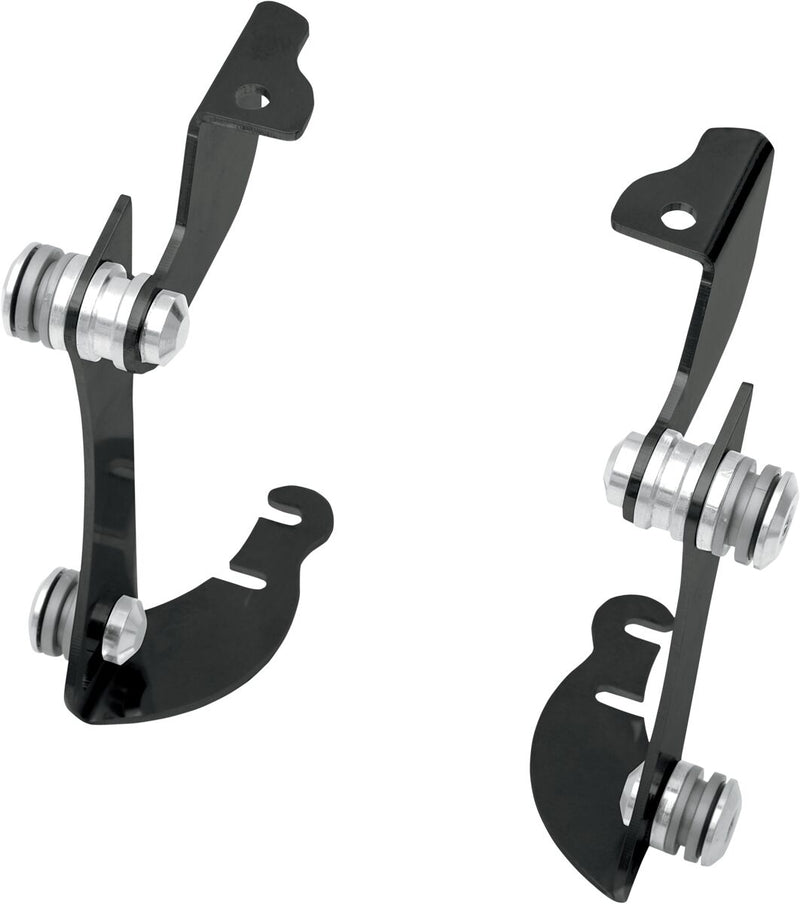 Memphis Shades Metric Windshield Trigger-Lock Complete Mount Kit for 2003-2009 HONDA VTX 1300 Trigger Lock Mounting Kit Black Aluminium