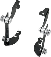 Memphis Shades Metric Windshield Trigger-Lock Complete Mount Kit for 2003-2009 HONDA VTX 1300 Trigger Lock Mounting Kit Black Aluminium #MEM8990