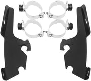 Memphis Shades Metric Windshield Trigger-Lock Complete Mount Kit for 1997-2003 HONDA GL 1500 C Trigger Lock Mounting Kit Black Aluminium