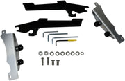 Memphis Shades Metric Windshield Trigger-Lock Complete Mount Kit for 2007-2017 YAMAHA XVS 1300 Trigger Lock Mounting Kit Black Aluminium