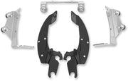 Memphis Shades Metric Windshield Trigger-Lock Complete Mount Kit for 2006-2025 KAWASAKI VN 900 Trigger Lock Mounting Kit Black Aluminium