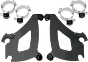 Memphis Shades Metric Bullet Fairing Mount Kit for 2010-2020, 2022-2024 HONDA VT 1300 CX Mounting Kit Black Complete Aluminium
