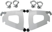 Memphis Shades Metric Bullet Fairing Mount Kit for 2004-2009 HONDA VTX 1300 C Mounting Kit Polished Complete Aluminium