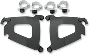 Memphis Shades Metric Bullet Fairing Mount Kit for 2004-2009 HONDA VTX 1300 C Mounting Kit Black Complete Aluminium