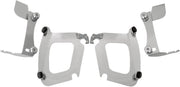 Memphis Shades Metric Bullet Fairing Mount Kit for 2003-2009 HONDA VTX 1300 Mounting Kit Polished Complete Aluminium #MEK1978