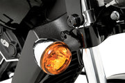 Memphis Shades Black Turn Signal Relocation Kit for 2015-2024 Indian Scout Motorcycles