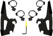 Memphis Shades Metric Batwing Fairing Trigger Lock Mounting Kit for 2021-2024 HONDA CMX 1100 Black Aluminium Stainless Steel