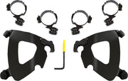 Memphis Shades Metric Gauntlet Fairing Trigger-Lock Mounting Kit for 2021-2024 HONDA CMX 1100 Black Aluminium Stainless Steel