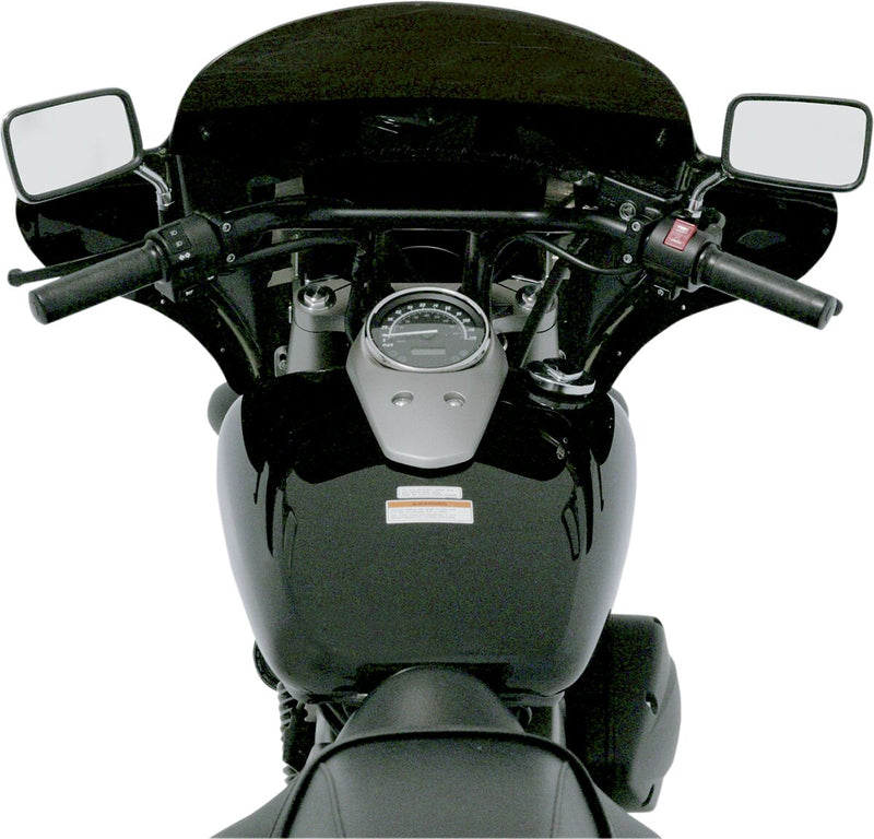 Memphis Shades Metric Batwing Fairing Black Lucite #MEM7091