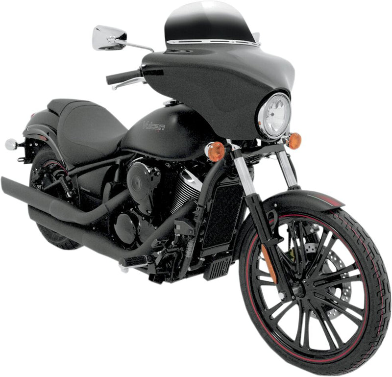 Memphis Shades Metric Batwing Fairing for 2007-2025 KAWASAKI VN 900 Black Lucite
