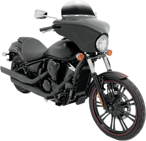 Memphis Shades Metric Batwing Fairing for 2007-2025 KAWASAKI VN 900 Black Lucite