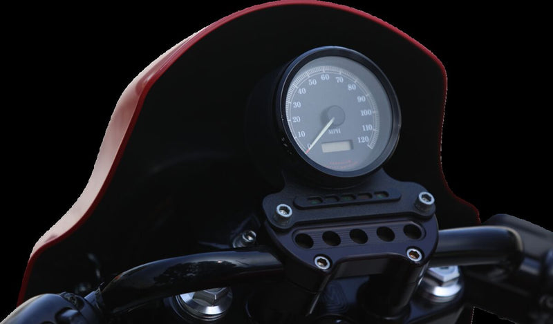 Burly Brand Touring Sport Fairing Black ABS Plastic