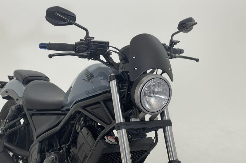 Daytona Aluminium Meter Visor with Bracket Set for 2017-2019 HONDA CMX 500 Fairing Black Round Street 7075-T6 Aluminium