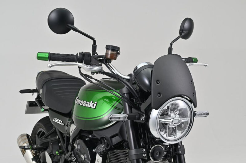 Daytona Aluminium Meter Visor with Bracket Set for 2018-2024 KAWASAKI Z 900 RS ABS Fairing Black Round Street 7075-T6 Aluminium