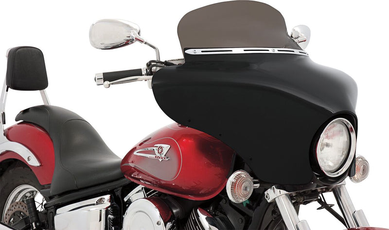 Memphis Shades Slotted Stainless Steel Batwing Fairing Trim #MEM0911