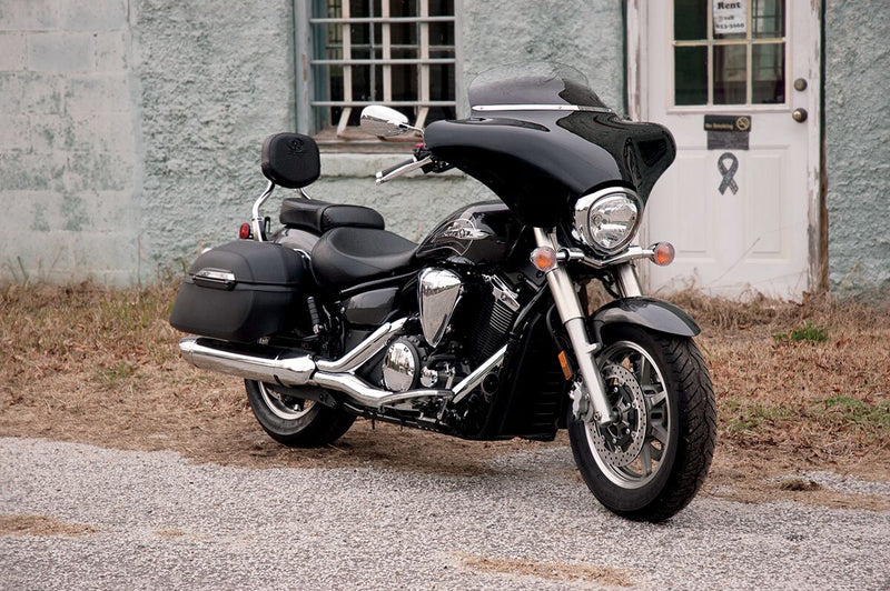 Memphis Shades Slotted Stainless Steel Batwing Fairing Trim #MEM0918