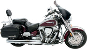 Memphis Shades Slotted Stainless Steel Batwing Fairing Trim #MEM0923