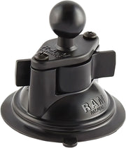 RAM Mounts 1" Ball Mount Suction Cup Base Accessory Mount Powder-Coated Aluminium #RAM-B-224-1U