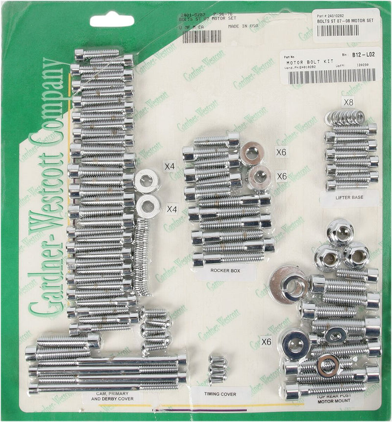Gardner-Westcott Bolt Kit #P-96-76