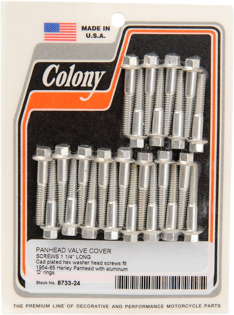 Colony Valve Cover Screw Kit #8733-24