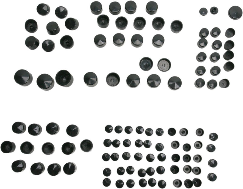 Drag Specialties Standard Engine Bolt Cover Kit Fits Harley-Davidson Touring, Trike Models 2007-2016