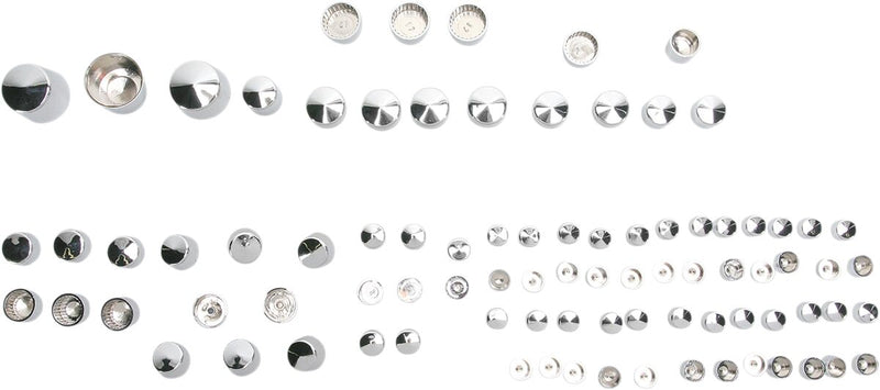 Drag Specialties Standard Engine Bolt Cover Kit Fits Harley-Davidson Softail Models 2000-2006