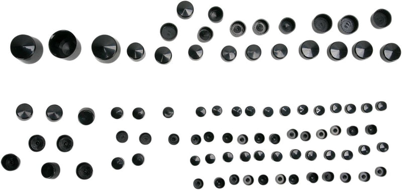 Drag Specialties Standard Engine Bolt Cover Kit Fits Harley-Davidson Softail Models 2000-2006