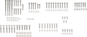 Drag Specialties Chrome Smooth Motor Bolt Set for 2007-2017 Harley-Davidson Dyna and 2007-2017 Harley-Davidson Softail Motorcycles