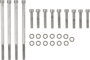 Drag Specialties Chrome Smooth Primary Cover Bolt Set for 2007-2016 Harley-Davidson Touring and 2012-2016 Harley-Davidson Trike Motorcycles