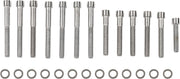 Drag Specialties Chrome Smooth Cam Cover Bolt Set for 2004-2022 Harley-Davidson Sportster Motorcycles