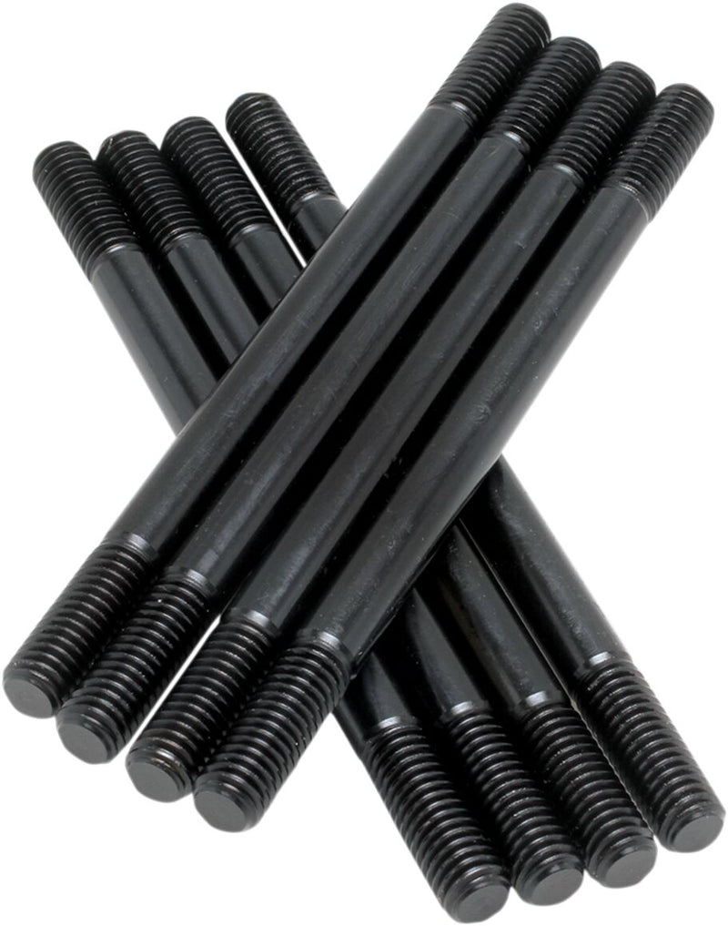 Kibblewhite Cylinder Stud Kit for 2017-2025 Harley-Davidson Black 8 Pack #20-21040
