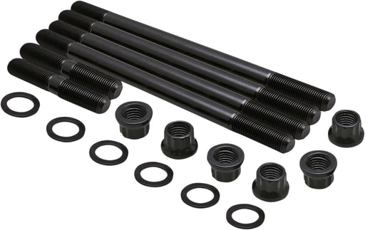 Kibblewhite Cylinder Stud and Nut Kit for 2001-2008 YAMAHA Hardware Kit Oxide Black Alloy Steel