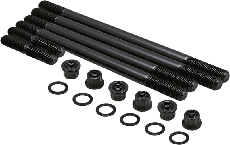 Kibblewhite Cylinder Stud and Nut Kit for 2006-2025 YAMAHA Hardware Kit Oxide Black Alloy Steel