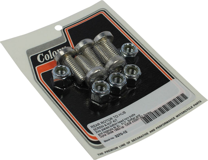 Rear Brake Rotor Bolt/Nut Kit
