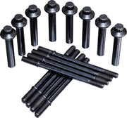 S&S Cycle Cylinder Stud & Head Bolt Kit for 2017-2025 Harley-Davidson Cylinder Stud/Head Bolt Black Oxide 12-Point For M8 Models Chromoly