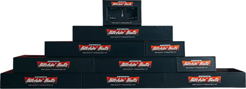 Trask Bitchin' Bolts Complete Driveline for 2017-2026 Harley-Davidson Hardware Silver Titanium Kit #TM-1050