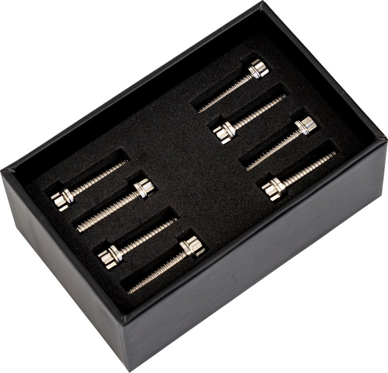 Trask Bitchin' Bolts Lifter Block for 2017-2026 Harley-Davidson Hardware Silver Titanium Kit #TM-1050-B