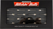 Trask Bitchin' Bolts Rocker Box for 2017-2026 Harley-Davidson Hardware Silver Titanium Kit #TM-1050-D